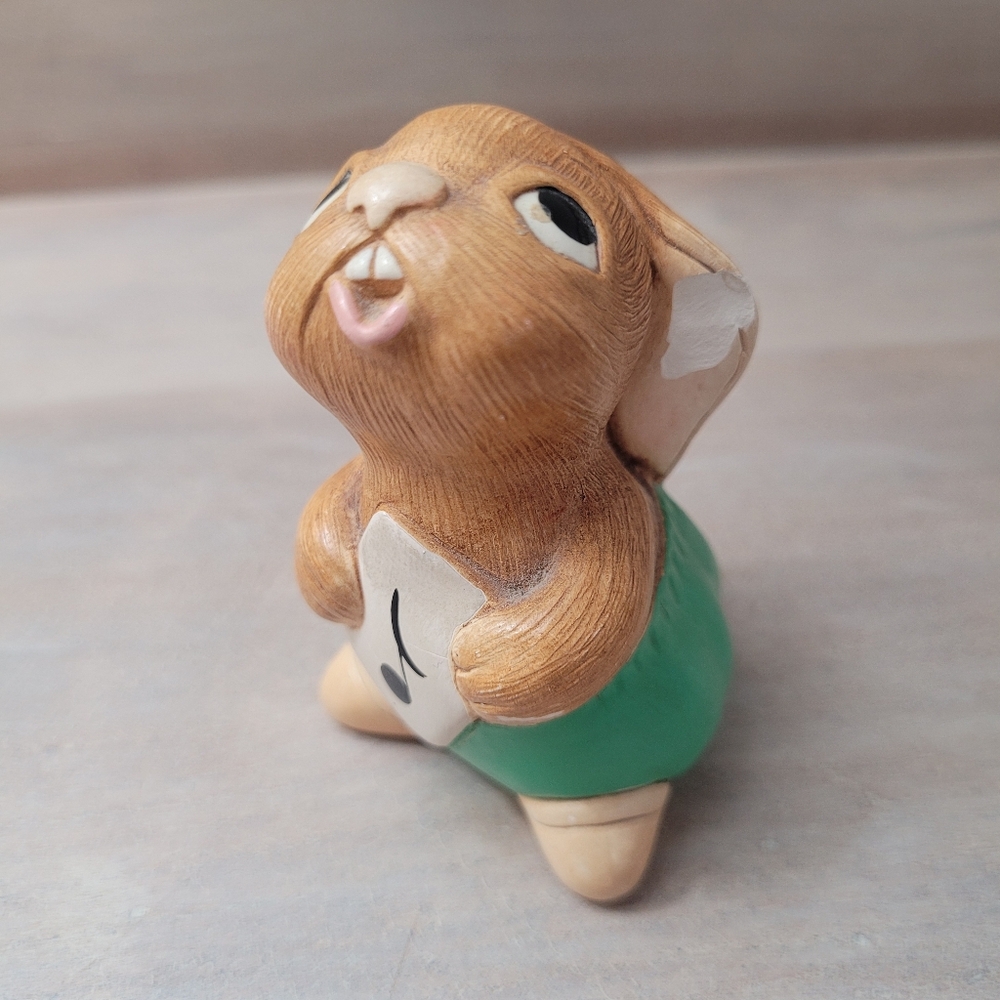 Pendelfin Rabbits Vintage "Rolly" Handpainted Stonecraft Collectible Figurine